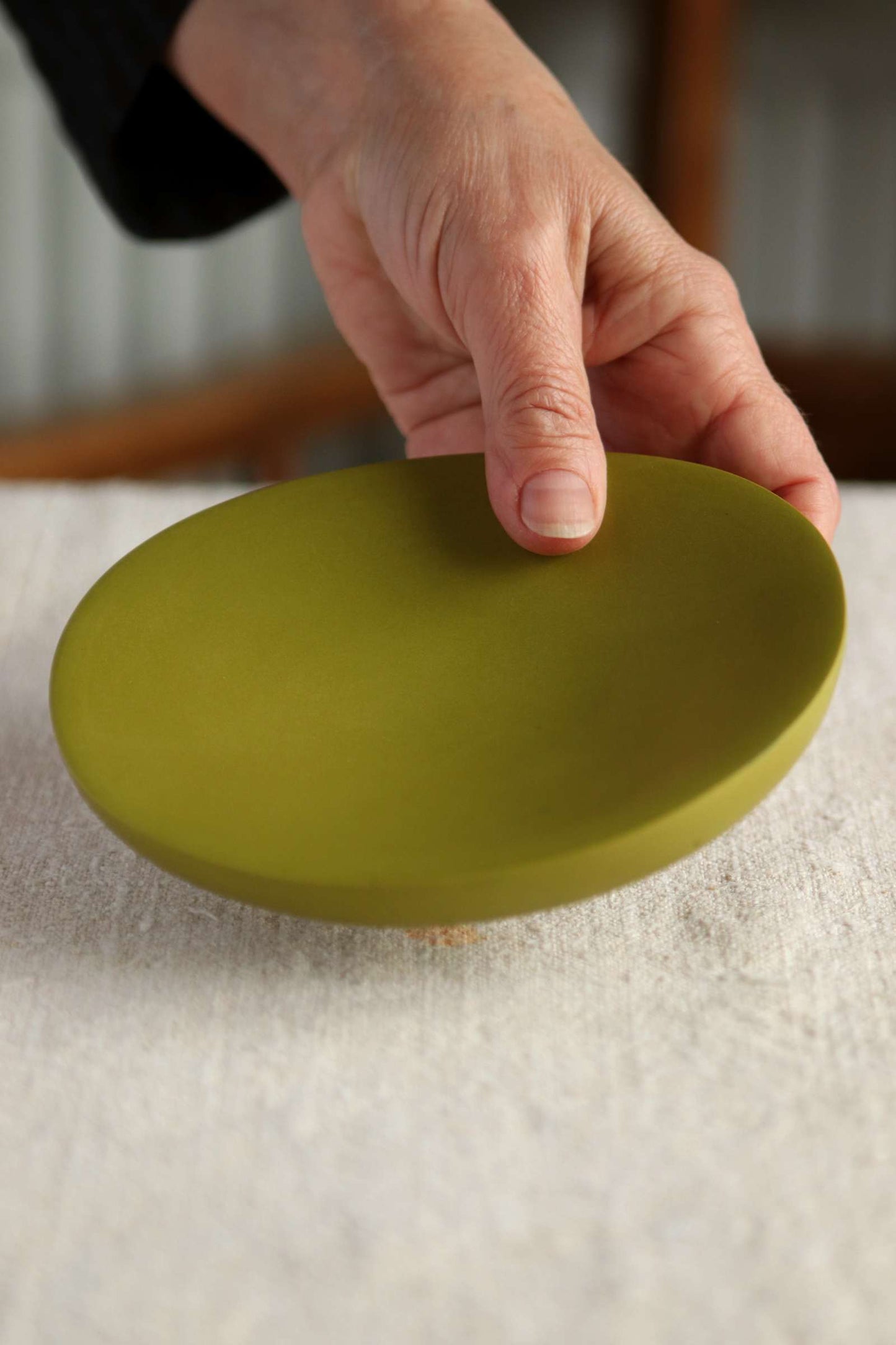 Jewellery Dish, Olive Green Collection
