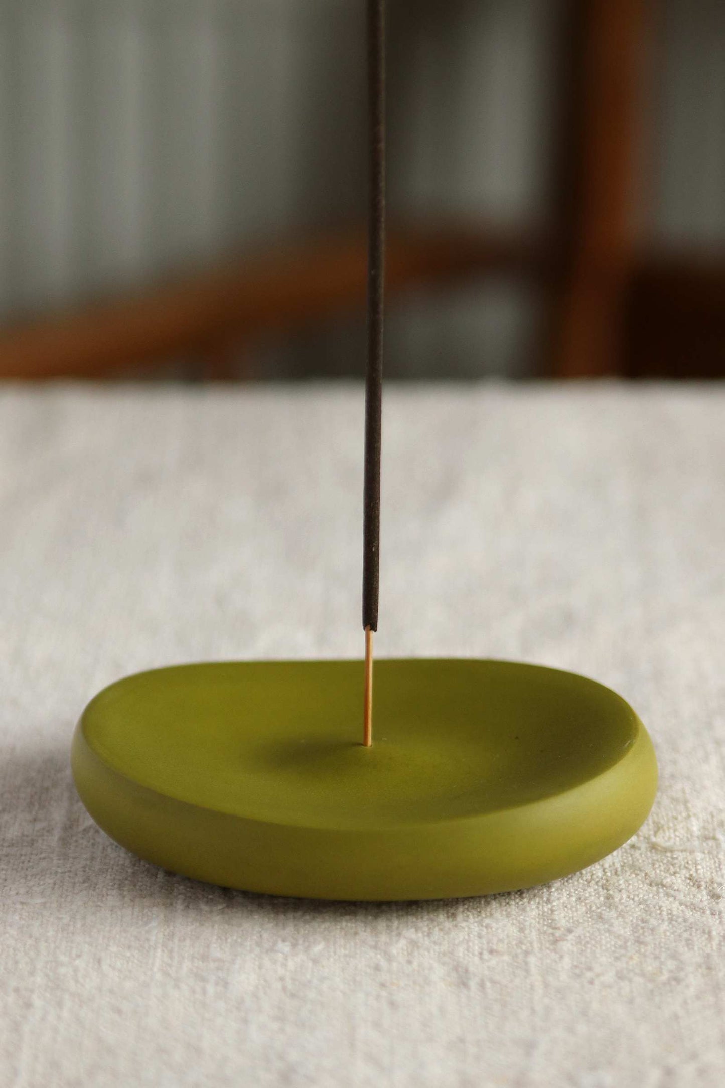 Incense Holder, Olive Green Collection