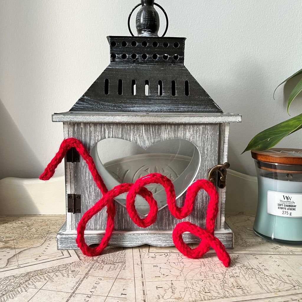 Knitted Wire Words