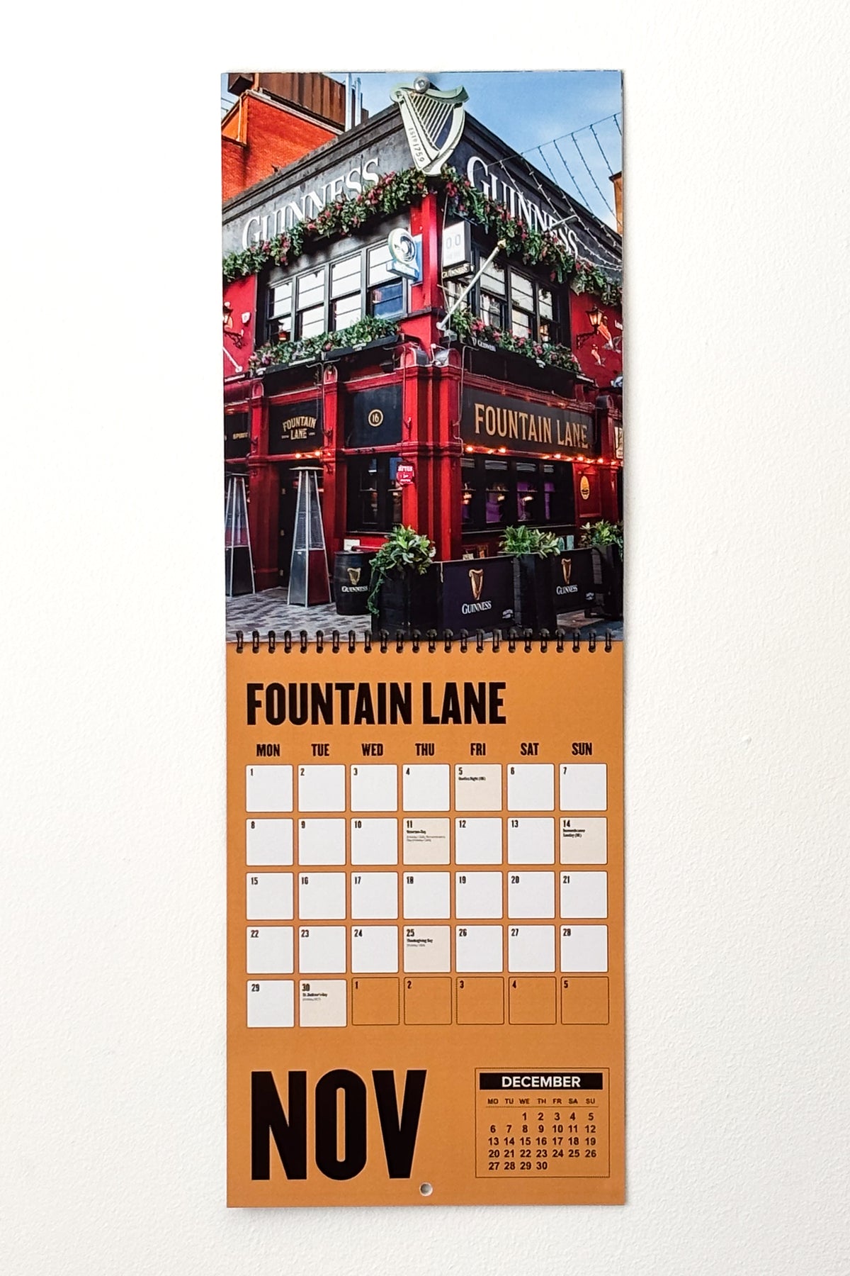 2027 Belfast Pubs Calendar