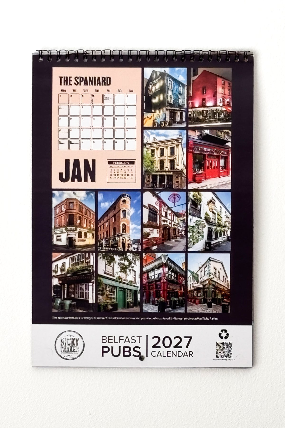 2027 Belfast Pubs Calendar