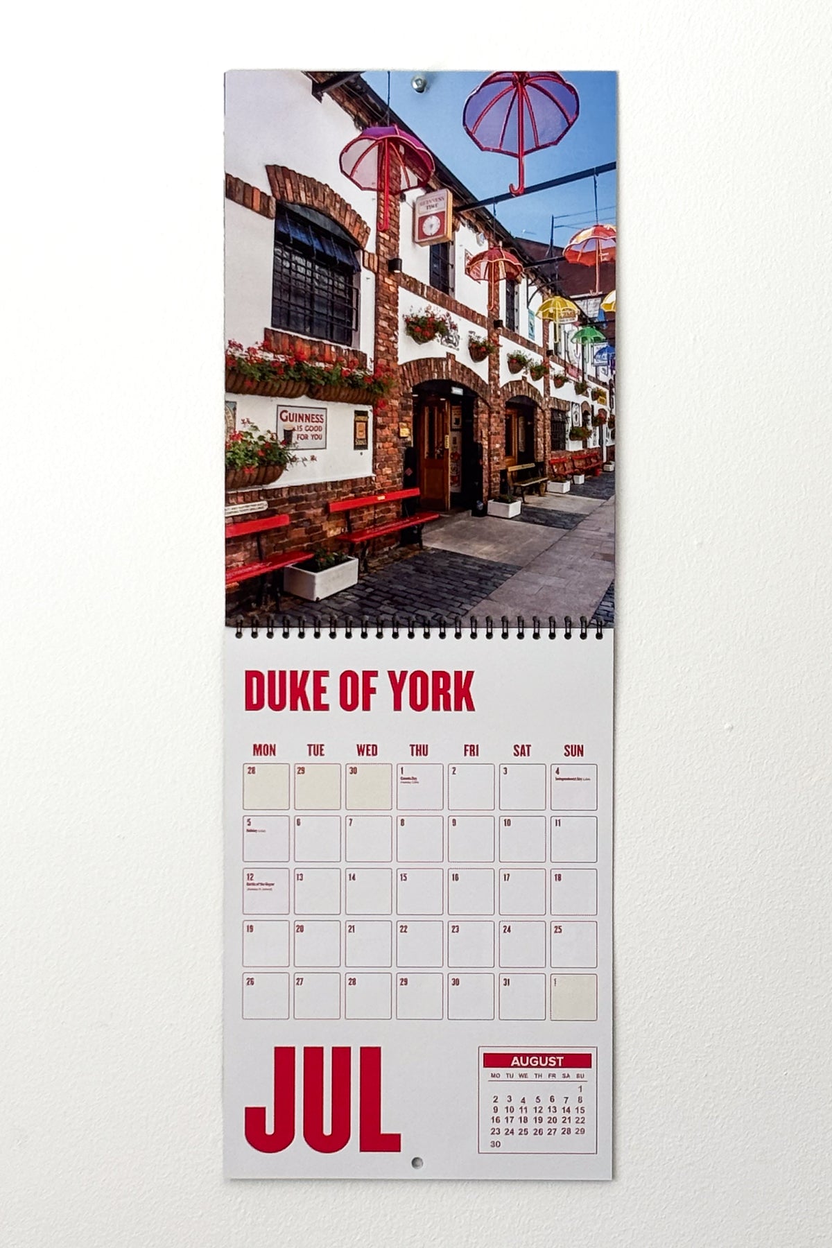 2027 Belfast Pubs Calendar