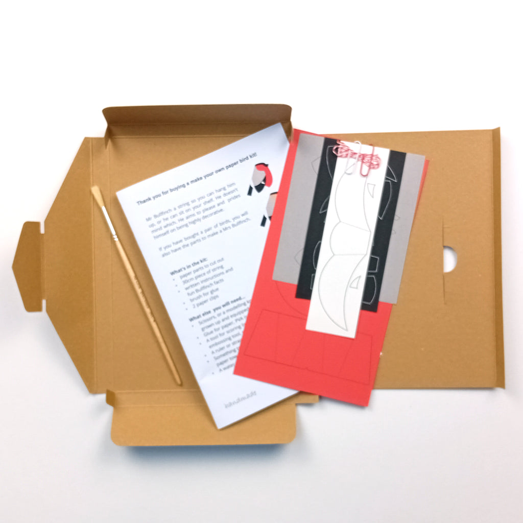 Paper Bullfinch Craft Kit