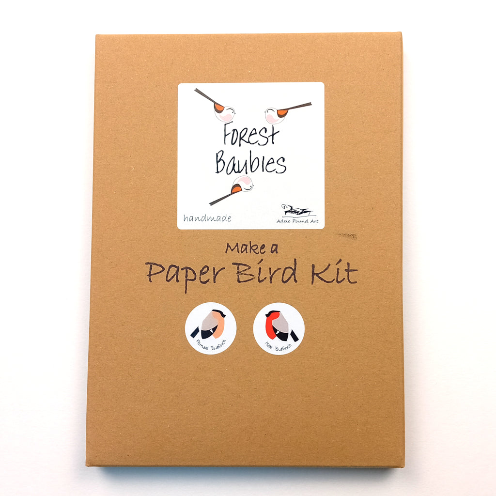 Pair of Paper Bullfinches Craft Kit