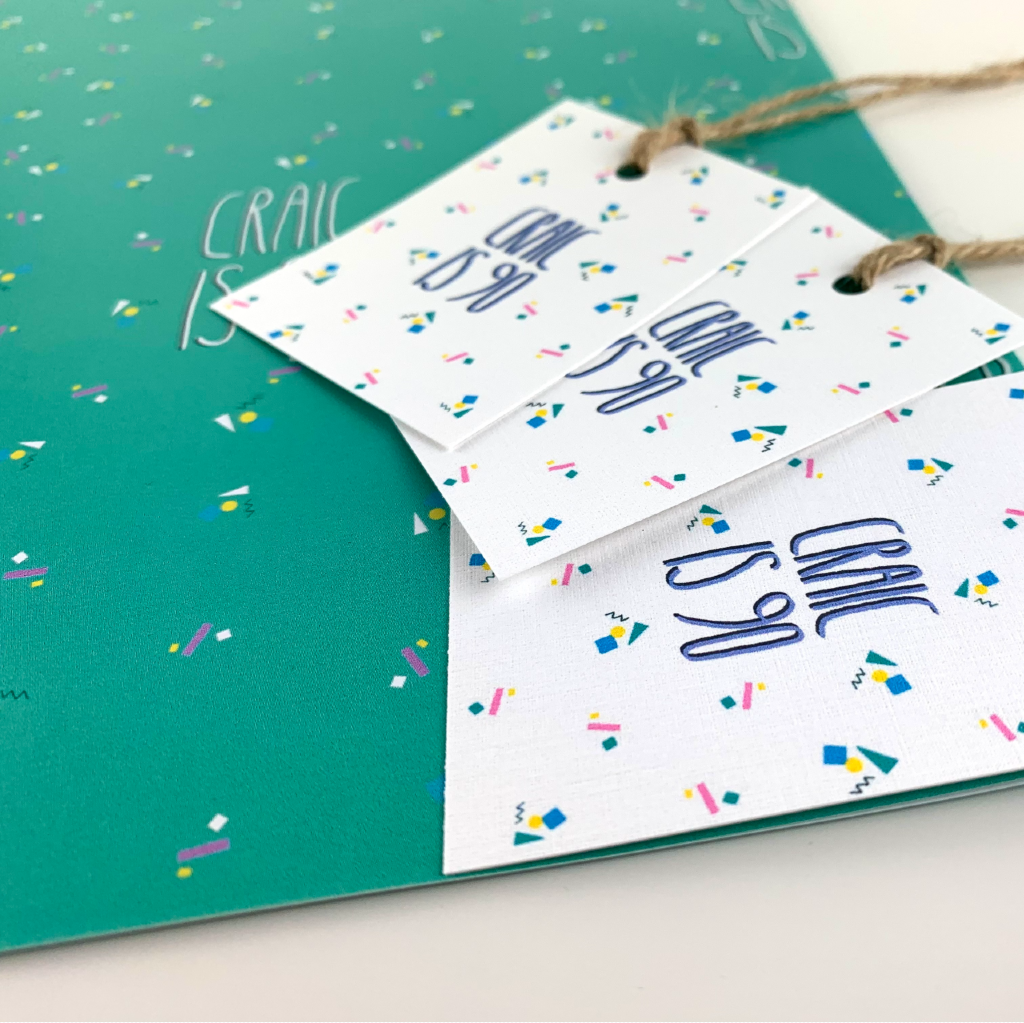 Craic is 90! wrapping paper