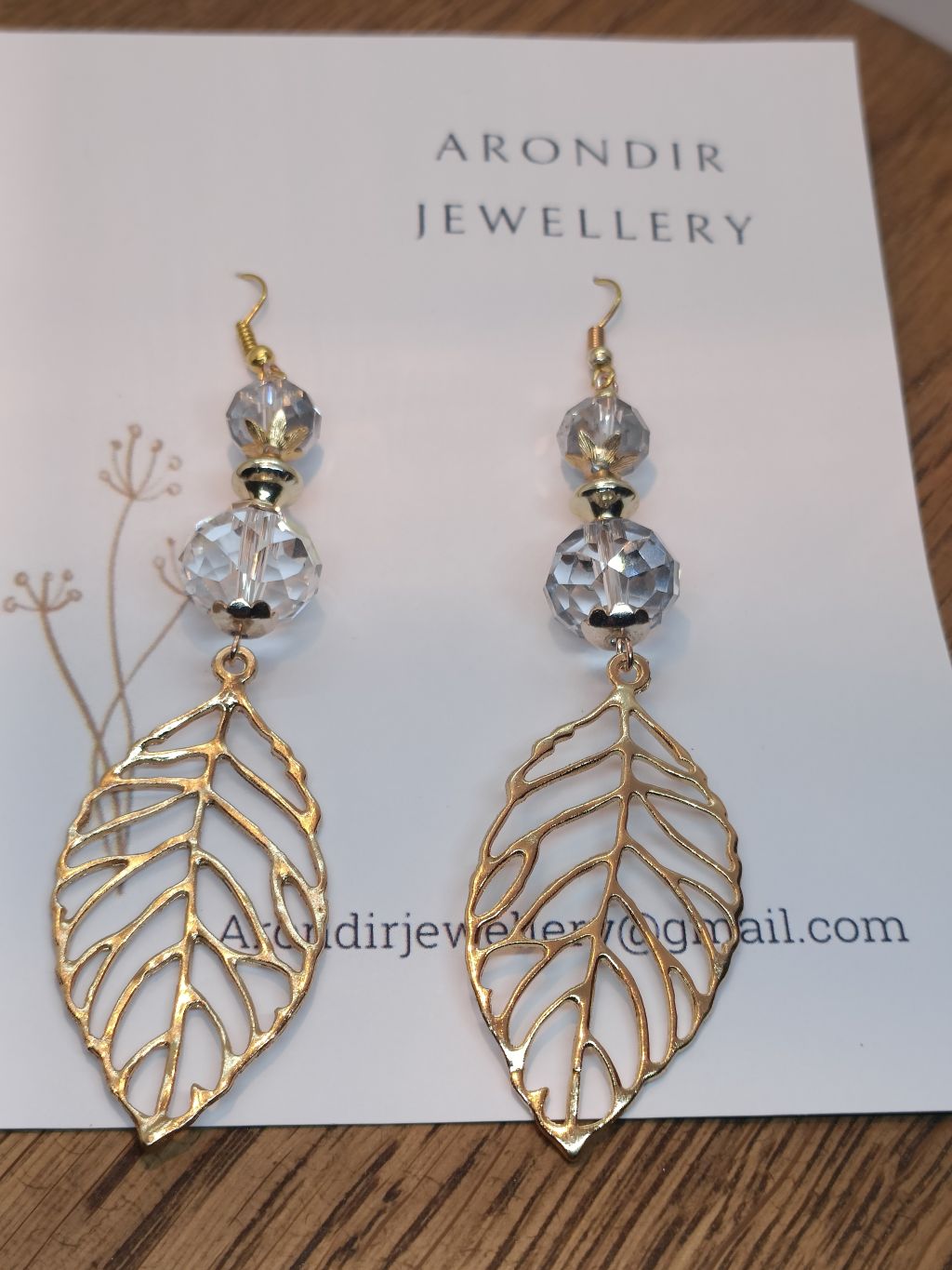 Large Leaf Earrings