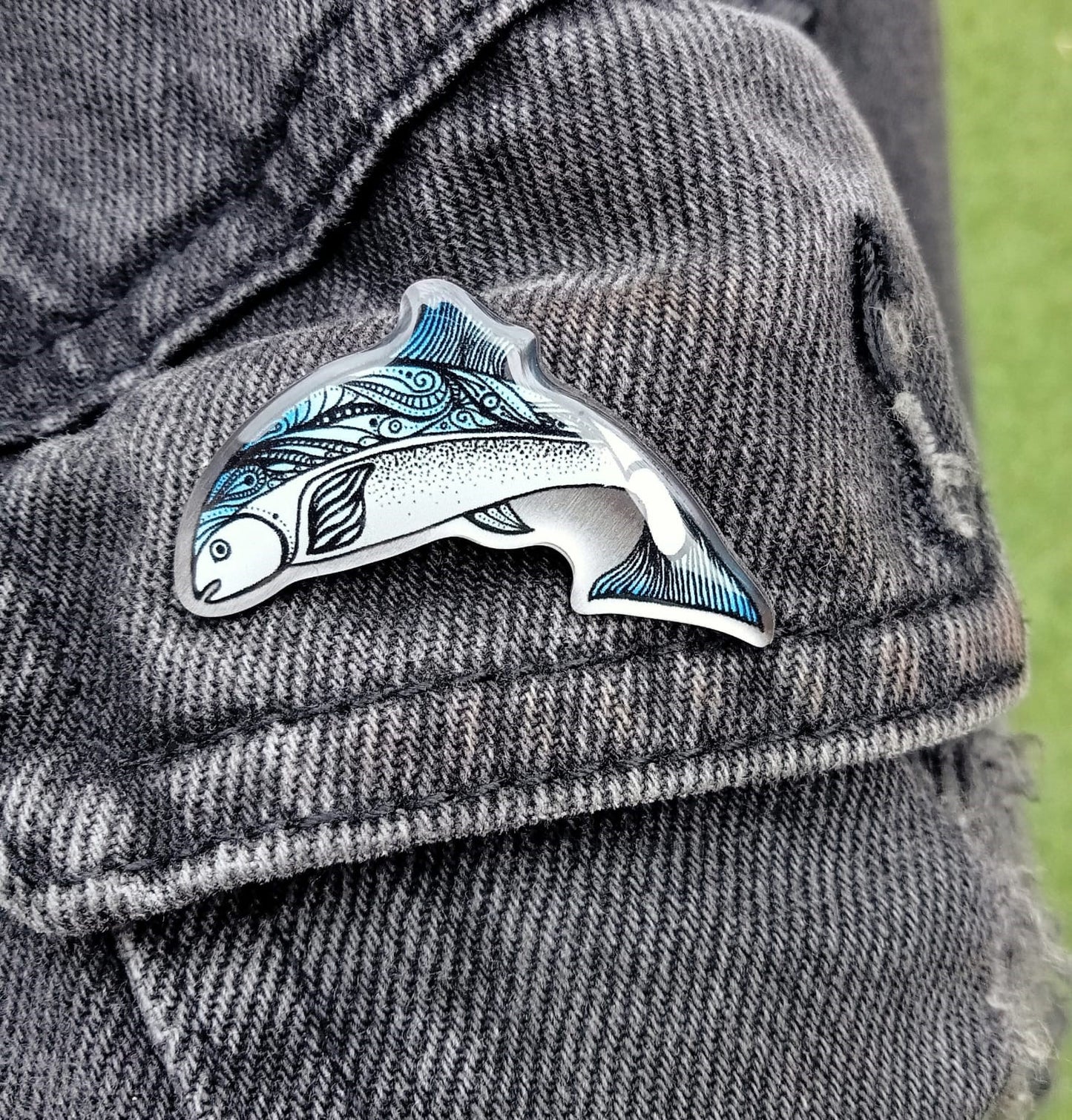 Salmon of Knowledge Pin Badge