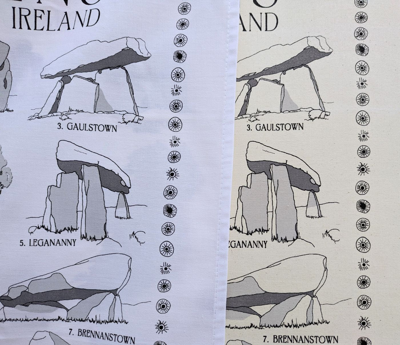 Dolmens of Megalithic Ireland tea towels
