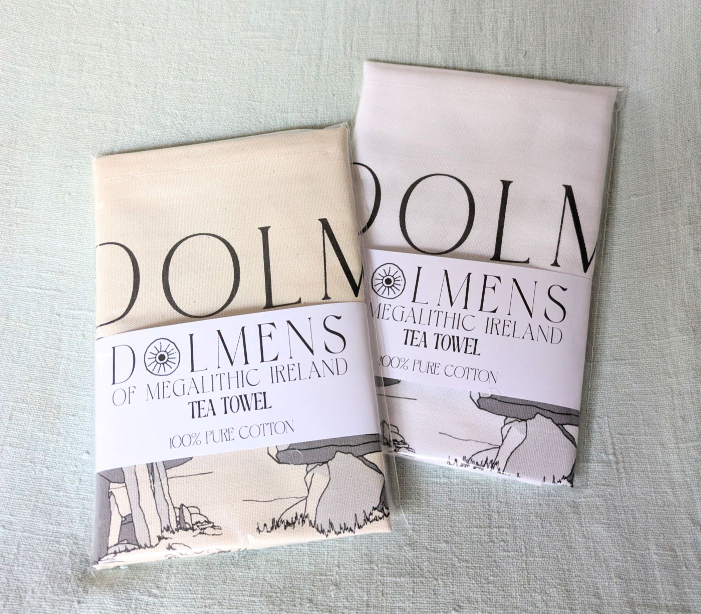 Dolmens of Megalithic Ireland tea towels
